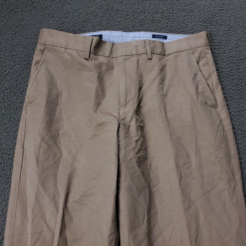 J. Crew Slim Bedford Chino Pants Cotton Beige Tan Mens Size 32 x29